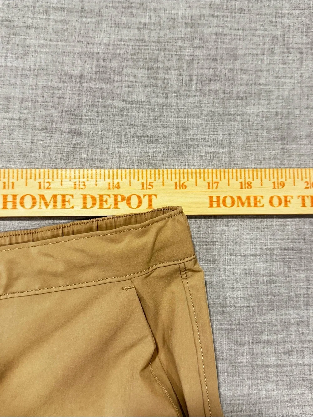 Lands' End Men's Chino-Style Khaki Shorts